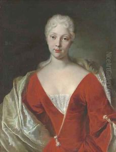 Portrait of a lady by Giuseppe Bonito