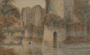 Raglan Castle by John Burgess