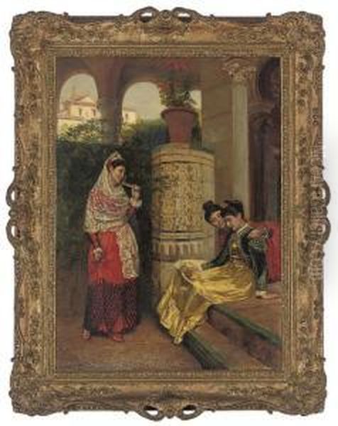 Spanish Girls In A Loggia - view 1