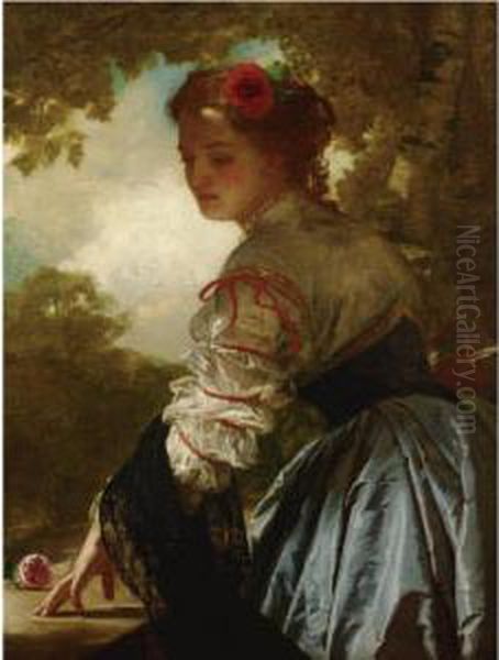 Lady With A Rose In Her Hair - view 1