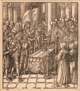 Holzschnittillustration Aus Dem Buch "weisskunig" by Hans Burgkmair the elder