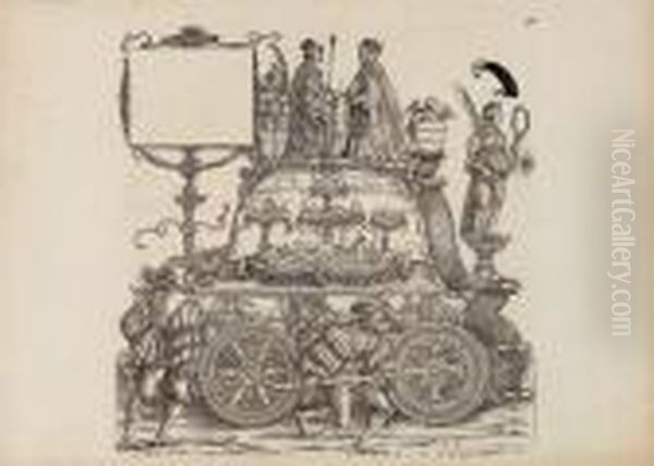 Vier Holzschnitte Aus Der Serie "dertriumphzug Kaiser Maximilians I." - view 1