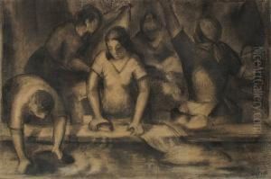 Les Femmes Au Lavoir by Max Alfred Buri