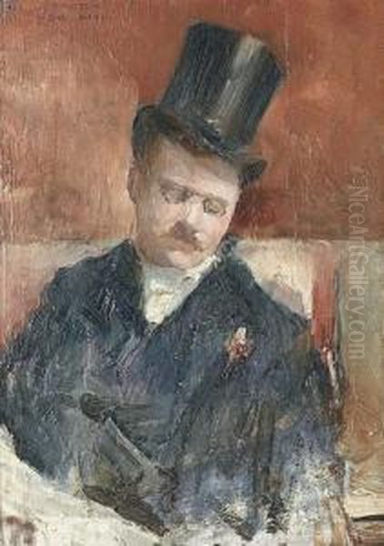 Bildnisstudie Des Malers Franz Multerer. - view 1