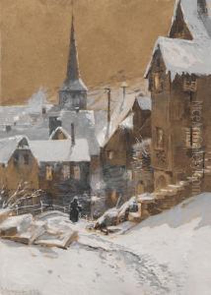 Dorfstrase Im Winter - view 1