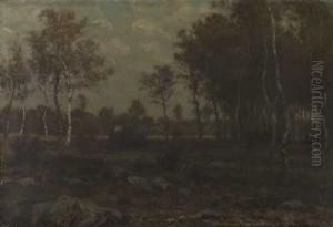 Birkenhain Mit Forster by Karl Peter Burnitz