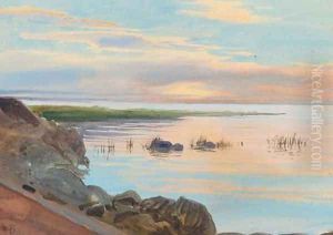 Landscape by Albert Nikolaevich Benois