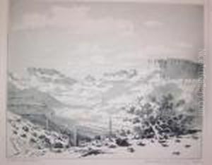 Cloud Shadows - Apache Trail - Arizona by George Elbert Burr