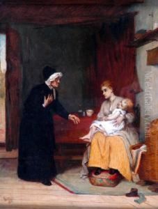 'the Village Doctor' 1876 by John P. Burr