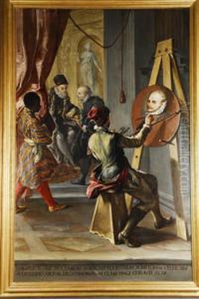 Fabio Albergati Recibido Por Felipe Ii, Quien Ha Ordenado Que Le Retratase En Secreto - view 1