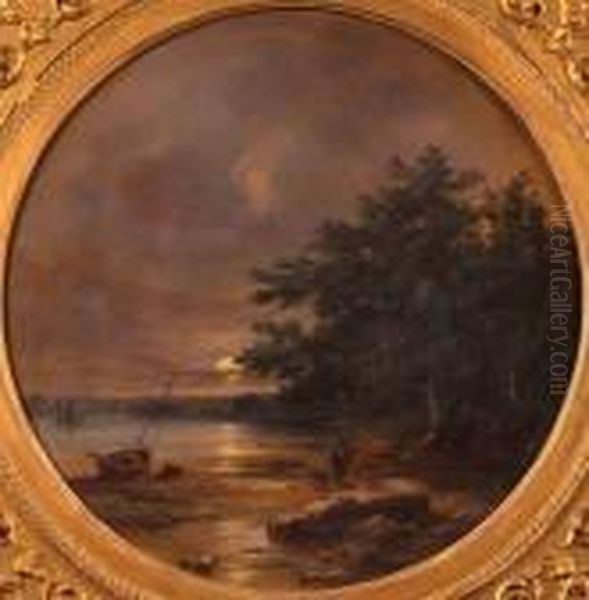 Moonlight Scene On The Orwell - view 1