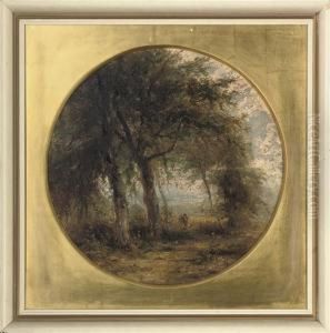 Figures In A Wooded Landscape