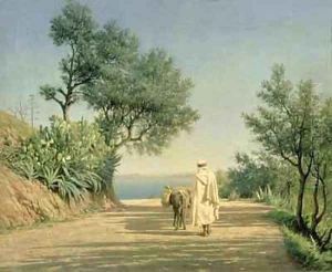 The Road to the Sea, Algeria by Pavel Aleksandrovich Bryullov
