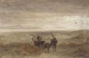 Returning Home From A Days Fishing by Charles Thomas Burt