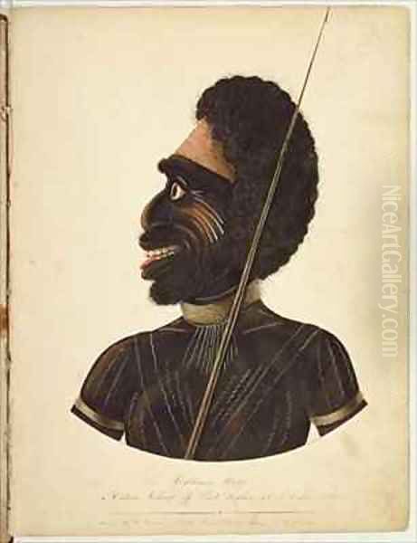 Cobbawn Wogi, native chief of Port Stephen - view 1