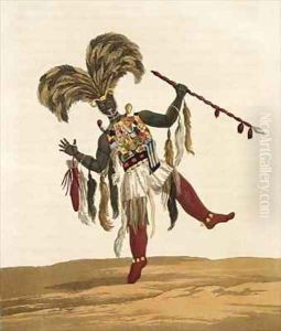 A Captain in his War Dress by Thomas E Bowditch