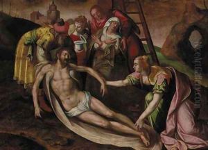 The Deposition by Anthonie Van Blocklandt