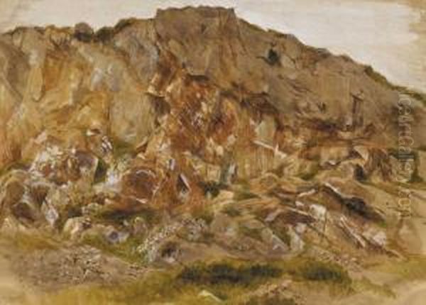 Study Of Rocks At Howth - view 1