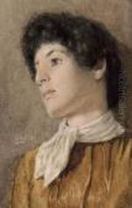 Pensive Thoughts by Frederick William Burton