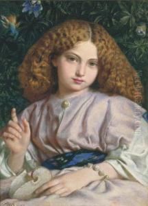 The Child Miranda by Frederick William Burton