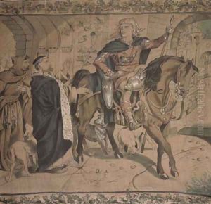 The Departing Knight by Sir Edward Coley Burne-Jones