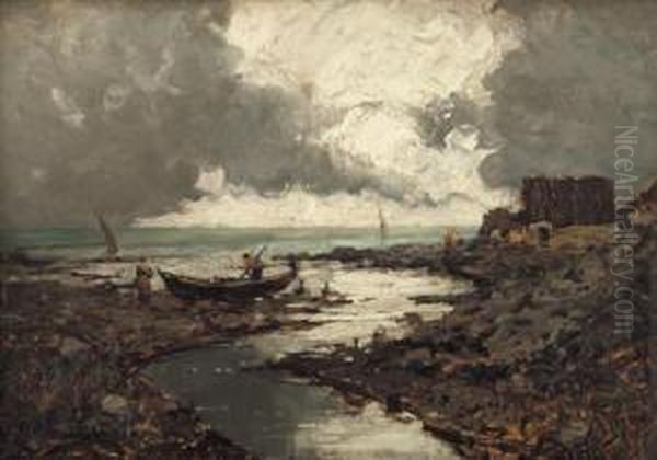Capanne Di Pescatori Verso La Foce - view 1