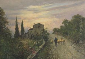 Ritorno Dal Pascolo All'imbrunire