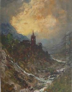 Tramonto In Montagna by Giuseppe Buscaglione