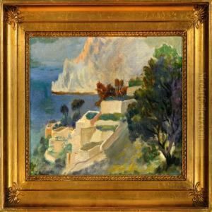 Coastal Scene From Capri In Italy Coastal Scene From Capri In Italy