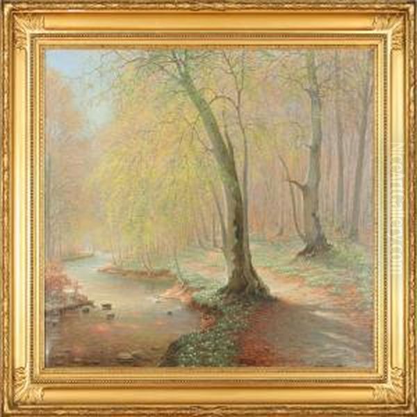 Springtime In The Forrest. Signed P. Busch - view 1
