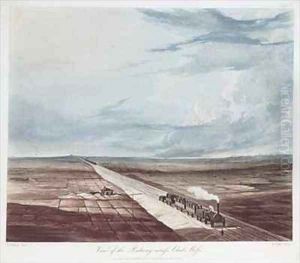 View of the Railway Across Chat Moss by Thomas Talbot Bury