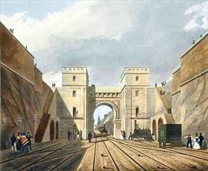 Moorish Arch, Looking from the Tunnel