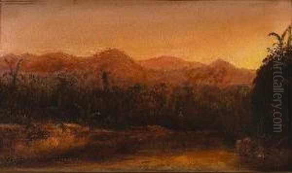 Sunset In The Tropics by Norton Bush