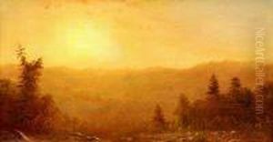 Mountain Vista At Sunrise by Norton Bush