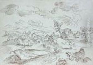 Paysage Fluvial Anime by Jan Frans Van Bloemen (Orizzonte)