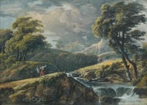 Paysage Romain Avant L'orage