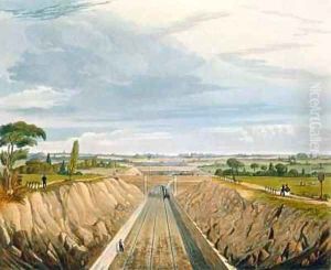 Near Liverpool, looking towards Manchester by Thomas Talbot Bury