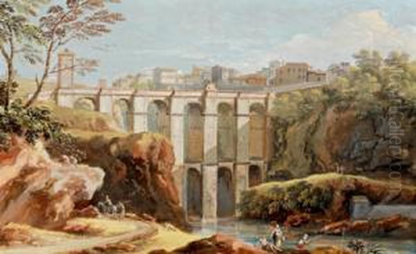 Veduta Del Ponte Clementino Di Civita Castellana - view 1