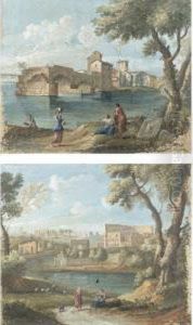 Veduta Del Tevere by Jan Frans Van Bloemen (Orizzonte)