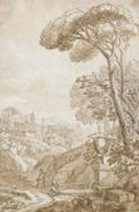 Paesaggio Con Fontanile