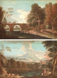 Paesaggi Fluviali Nei
Dintorni Di Roma Con Pastori Ed Armenti by Jan Frans Van Bloemen (Orizzonte)