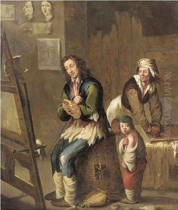 The artist's studio