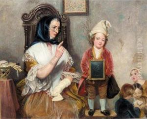 Hogarth's First Sketch by Robert William Buss