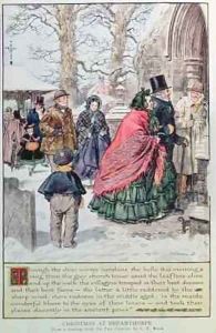 Christmas at Dreamthorpe by Charles Edmund Brock