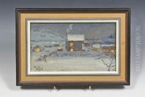 Maisons Sous La Neige by Maurice Busset