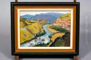 Paysage Au Ruisseau by Maurice Busset