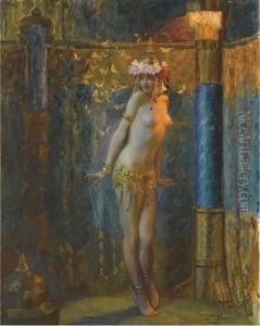 La Danse De Salome Ou 'les Papillons D'or' by Gaston Bussiere