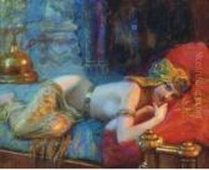 An Exotic Beauty by Gaston Bussiere