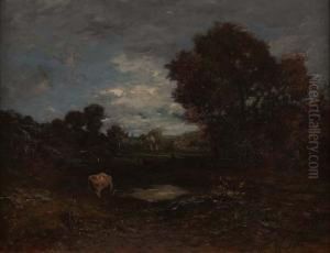 L'abbeverata by Vittorio Bussolino