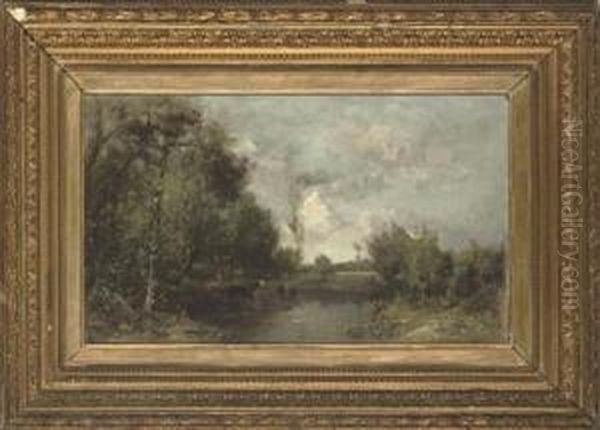 Cattle Watering, Summertime - view 1